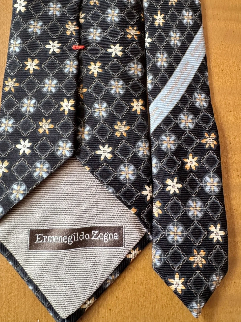 Fine silk necktie from Ermenegildo Zegna